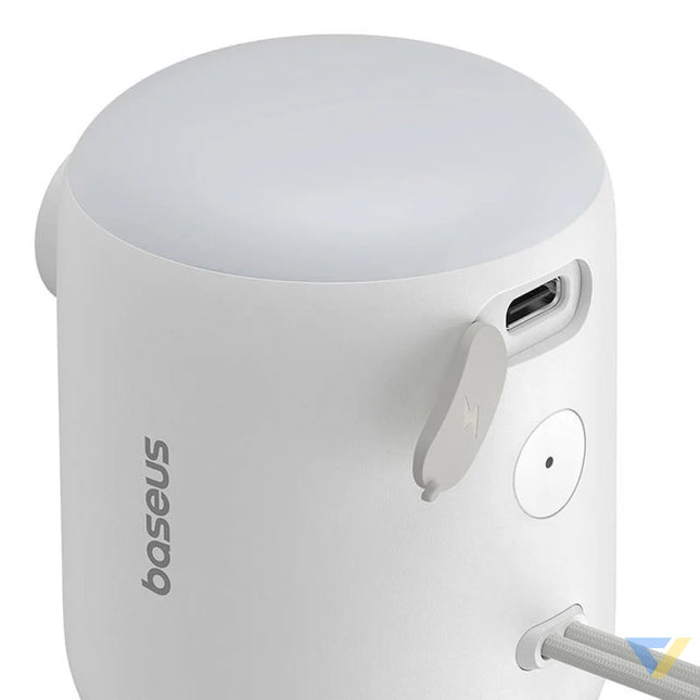 Portable Air Pump Baseus PocketGo (White) Camping