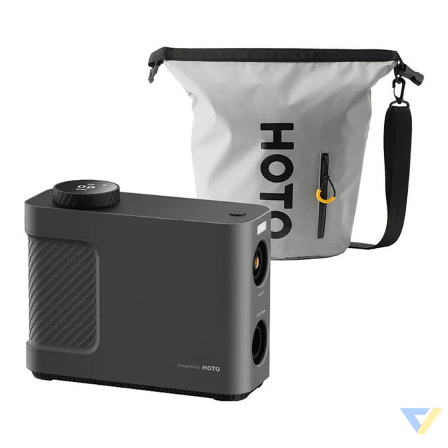 Portable compressor pump HOTO QWCQB002 (3x 2500 mAh 150 PSI 350 L 12V) Mini compressors