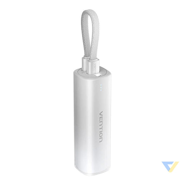 Powerbank 5000mAh Vention FHWM0 20W + kabel USB C do lightning (szary) Powerbanks