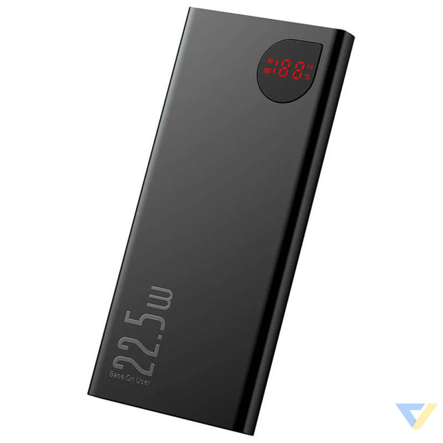 Powerbank Baseus Adaman Metal 10000mAh 2xUSB USB C Lightning MicroUSB 22.5W (black) Powerbanks