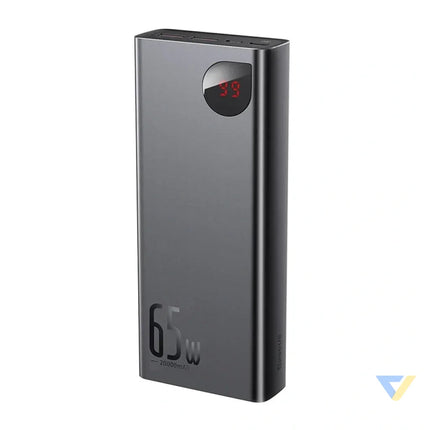 Powerbank Baseus Adaman Metal 20000mAh PD QC 3.0 65W 2xUSB + USB C + micro USB (Black) Powerbanks