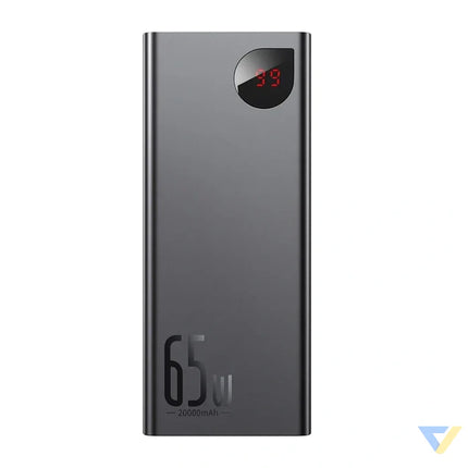 Powerbank Baseus Adaman Metal 20000mAh PD QC 3.0 65W 2xUSB + USB C + micro USB (Black) Powerbanks