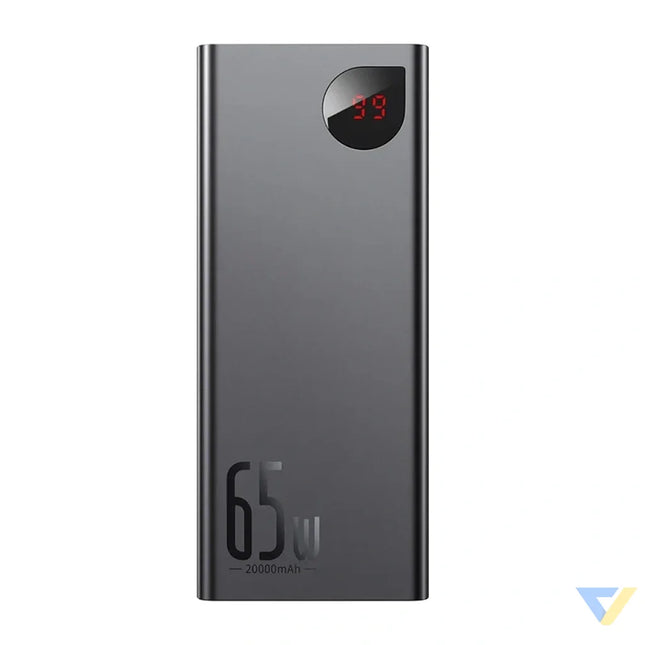 Powerbank Baseus Adaman Metal 20000mAh PD QC 3.0 65W 2xUSB + USB C + micro USB (Black) Powerbanks
