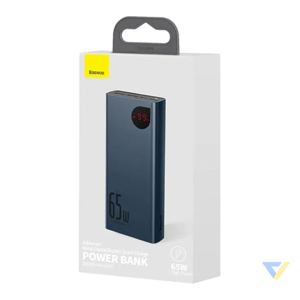 Powerbank Baseus Adaman Metal 20000mAh PD QC 3.0 65W 2xUSB + USB C + micro USB (Blue) Powerbanks