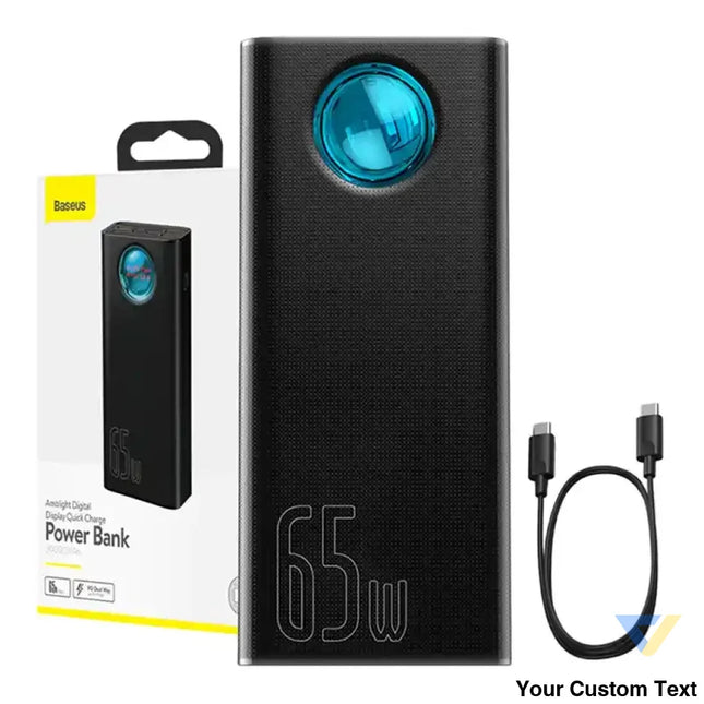 Powerbank Baseus Amblight 30000mAh 4xUSB USB C 65W (black) Powerbanks