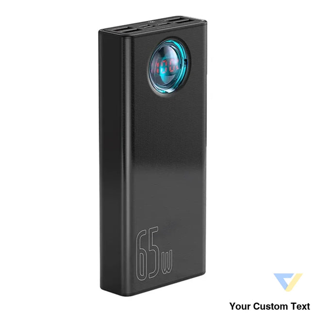 Powerbank Baseus Amblight 30000mAh 4xUSB USB C 65W (black) Powerbanks