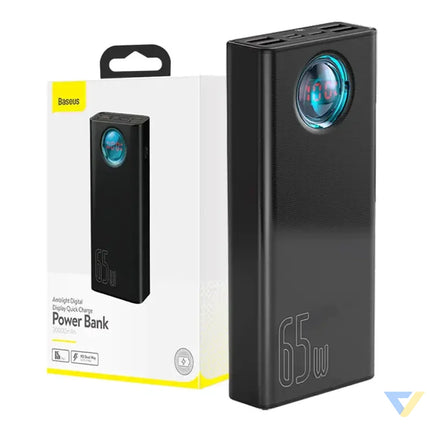 Powerbank Baseus Amblight 30000mAh 4xUSB USB C 65W (black) Powerbanks