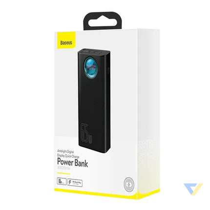 Powerbank Baseus Amblight 30000mAh 4xUSB USB C 65W (black) Powerbanks