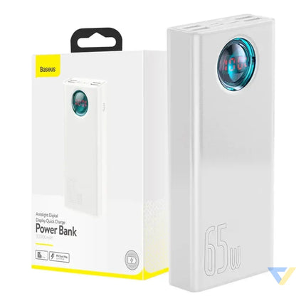 Powerbank Baseus Amblight 30000mAh 4xUSB USB C 65W (white) Powerbanks