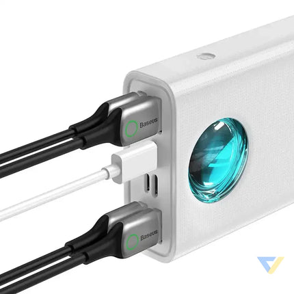 Powerbank Baseus Amblight 30000mAh 4xUSB USB C 65W (white) Powerbanks