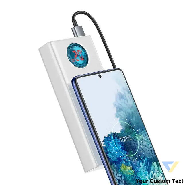 Powerbank Baseus Amblight 30000mAh 4xUSB USB C 65W (white) Powerbanks