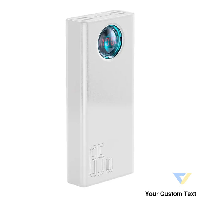 Powerbank Baseus Amblight 30000mAh 4xUSB USB C 65W (white) Powerbanks