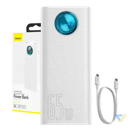 Powerbank Baseus Amblight 30000mAh 4xUSB USB C 65W (white) Powerbanks