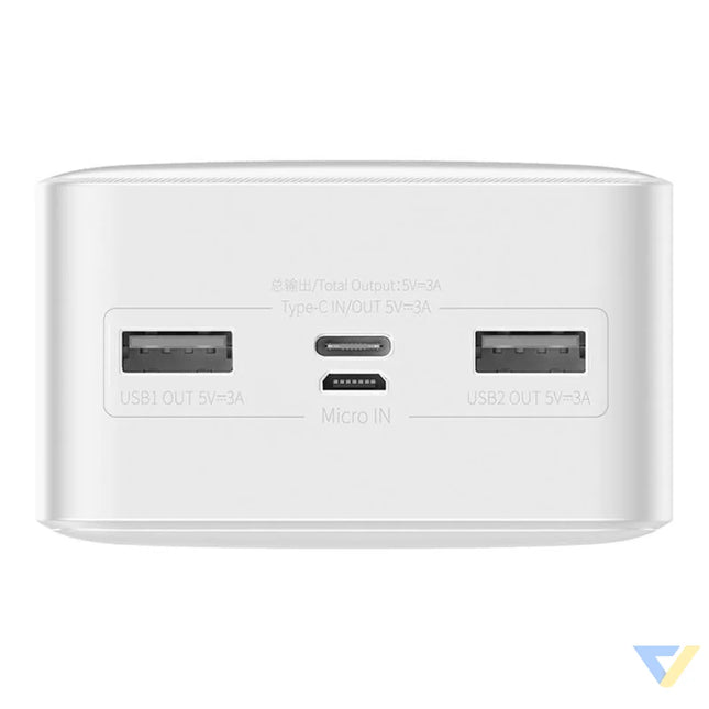 Powerbank Baseus Bipow 30000mAh 15W (white) Powerbanks