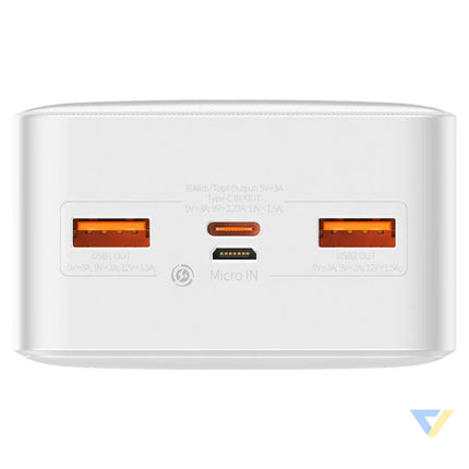 Powerbank Baseus Bipow 30000mAh 20W (white) Powerbanks