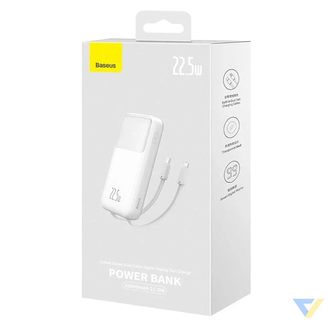 Powerbank Baseus Comet 10000mAh 22.5W (white) Powerbanks
