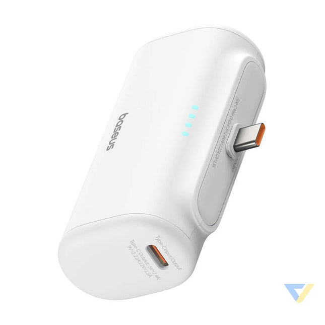 Powerbank Baseus Compact 5000mAh 20W USB C (biały) Powerbanks