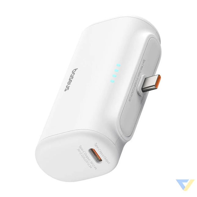Powerbank Baseus Compact 5000mAh 20W USB C (biały) Powerbanks