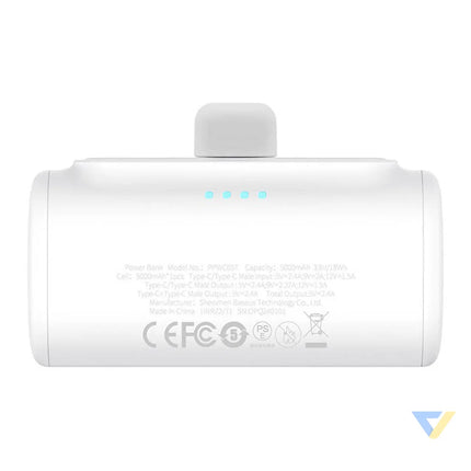 Powerbank Baseus Compact 5000mAh 20W USB C (biały) Powerbanks