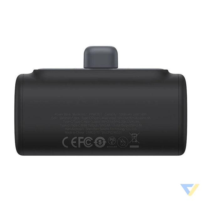Powerbank Baseus Compact 5000mAh 20W USB C (czarny) Powerbanks