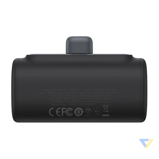 Powerbank Baseus Compact 5000mAh 20W USB C (czarny) Powerbanks