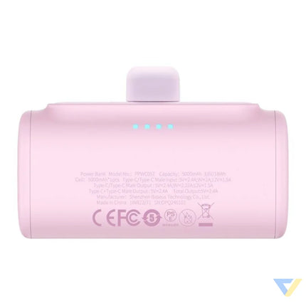 Powerbank Baseus Compact USB C 5000mAh 20W (pink) Powerbanks
