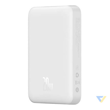 Powerbank Baseus Magnetic 10000mAh USB C 20W MagSafe (white) Powerbanks