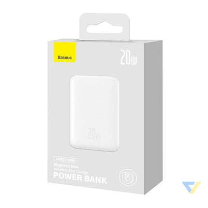 Powerbank Baseus Magnetic 10000mAh USB C 20W MagSafe (white) Powerbanks