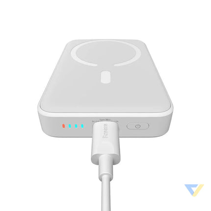 Powerbank Baseus Magnetic 10000mAh USB C 20W MagSafe (white) Powerbanks