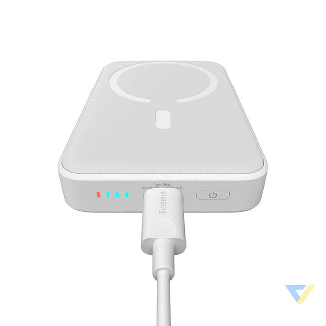 Powerbank Baseus Magnetic 10000mAh USB C 20W MagSafe (white) Powerbanks