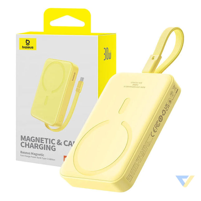 Powerbank Baseus Magnetic Mini 10000mAh 30W MagSafe (yellow) Powerbanks