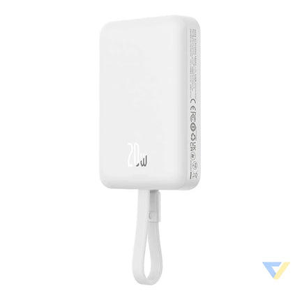 Powerbank Baseus Magnetic Mini 10000mAh Lightning 20W MagSafe (white) Powerbanks
