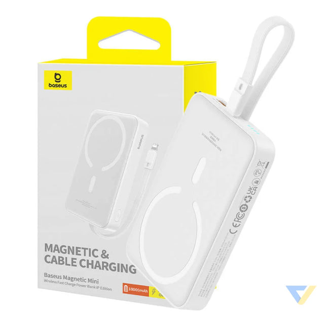 Powerbank Baseus Magnetic Mini 10000mAh Lightning 20W MagSafe (white) Powerbanks