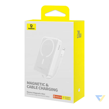 Powerbank Baseus Magnetic Mini 10000mAh Lightning 20W MagSafe (white) Powerbanks