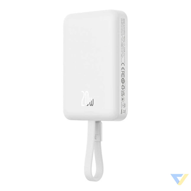 Powerbank Baseus Magnetic Mini 10000mAh Lightning 20W MagSafe (white) Powerbanks