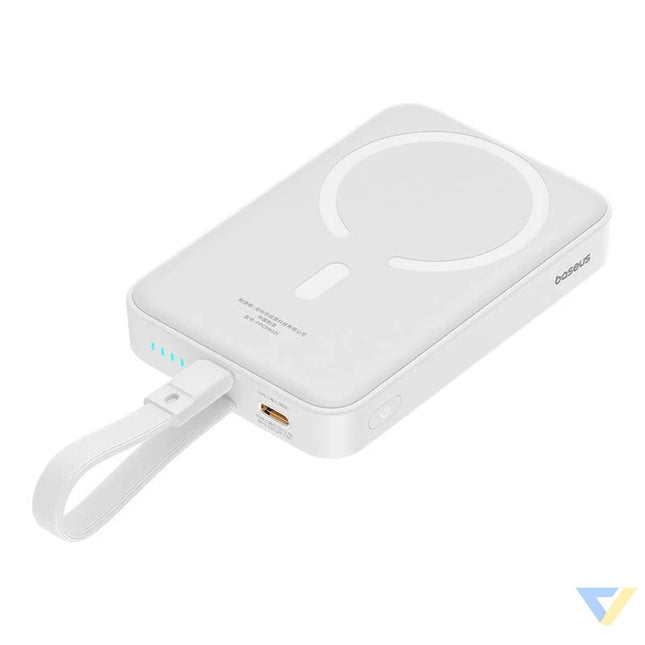 Powerbank Baseus Magnetic Mini 10000mAh Lightning 20W MagSafe (white) Powerbanks