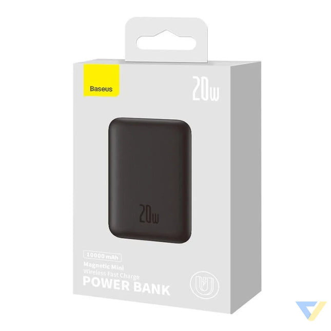 Powerbank Baseus Magnetic Mini 10000mAh USB C 20W MagSafe (black) Powerbanks