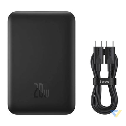 Powerbank Baseus Magnetic Mini 10000mAh USB C 20W MagSafe (black) Powerbanks