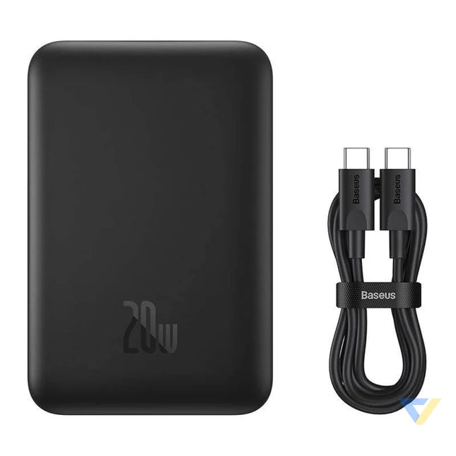 Powerbank Baseus Magnetic Mini 10000mAh USB C 20W MagSafe (black) Powerbanks