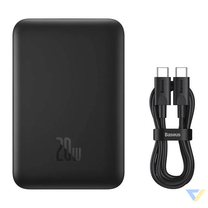 Powerbank Baseus Magnetic Mini 10000mAh USB C 20W MagSafe (black) Powerbanks