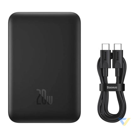Powerbank Baseus Magnetic Mini 10000mAh USB C 20W MagSafe (black) Powerbanks