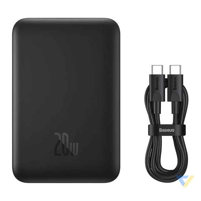 Powerbank Baseus Magnetic Mini 10000mAh USB C 20W MagSafe (black) Powerbanks