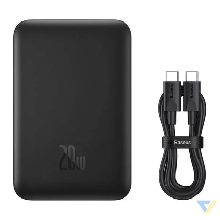 Powerbank Baseus Magnetic Mini 10000mAh USB C 20W MagSafe (black) Powerbanks