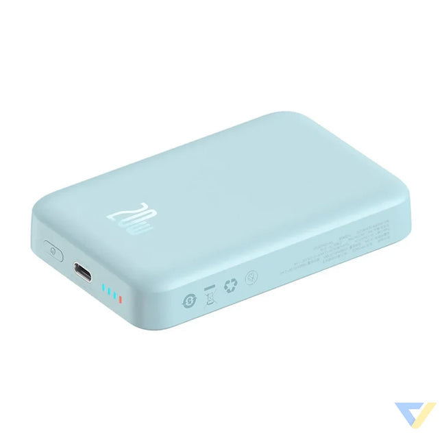 Powerbank Baseus Magnetic Mini 10000mAh USB C 20W MagSafe (blue) Powerbanks