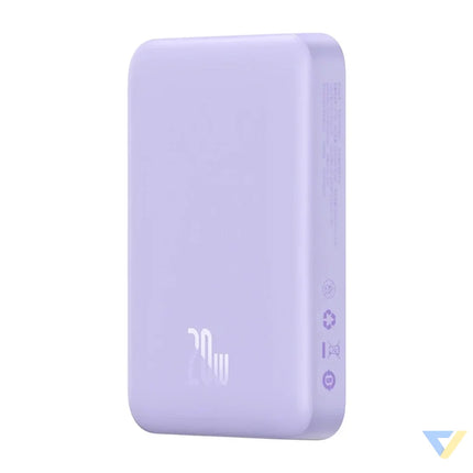 Powerbank Baseus Magnetic Mini 10000mAh USB C 20W MagSafe (purple) Powerbanks