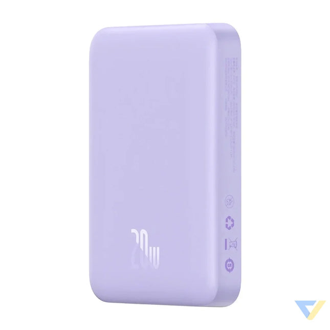 Powerbank Baseus Magnetic Mini 10000mAh USB C 20W MagSafe (purple) Powerbanks