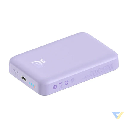 Powerbank Baseus Magnetic Mini 10000mAh USB C 20W MagSafe (purple) Powerbanks