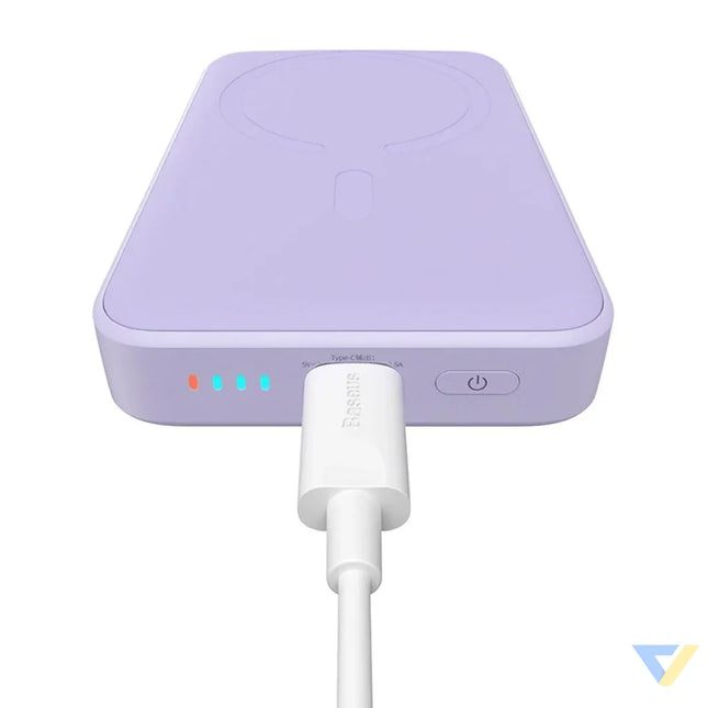 Powerbank Baseus Magnetic Mini 10000mAh USB C 20W MagSafe (purple) Powerbanks