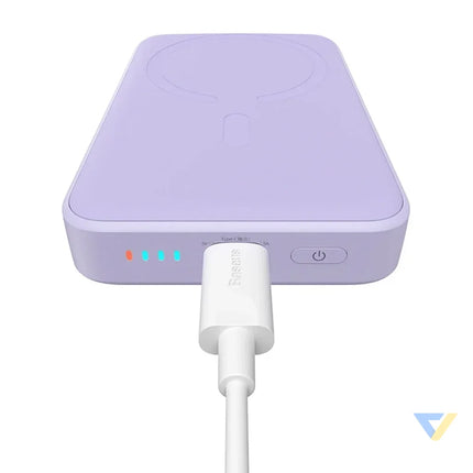 Powerbank Baseus Magnetic Mini 10000mAh USB C 20W MagSafe (purple) Powerbanks