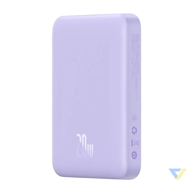 Powerbank Baseus Magnetic Mini 10000mAh USB C 20W MagSafe (purple) Powerbanks